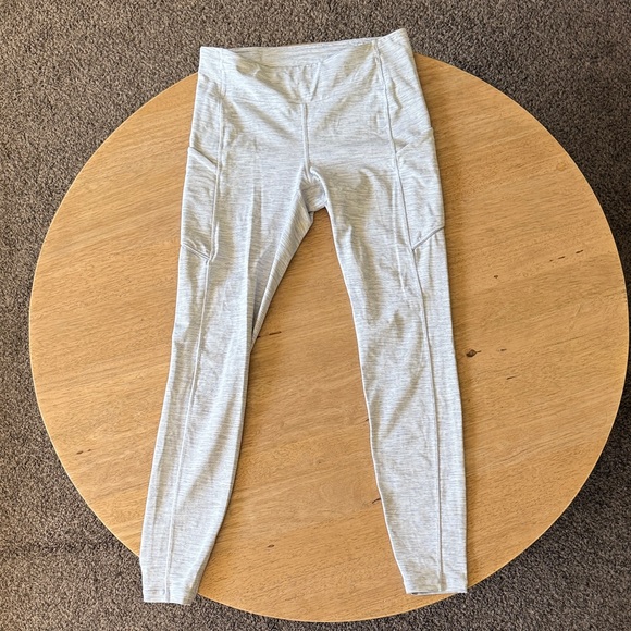 Lululemon Athletica Light Gray Leggings - Picture 1 of 6